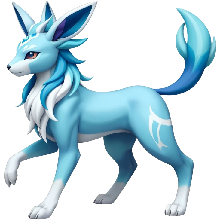  Cobalion-Suicune-Glaceon-fakemon (full body) emoji