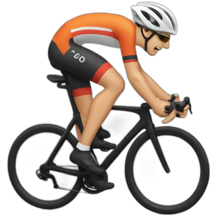 Cycliste qui tombe emoji