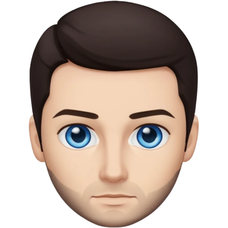 Shane Lynch with blue eyes, dark brown hair  emoji