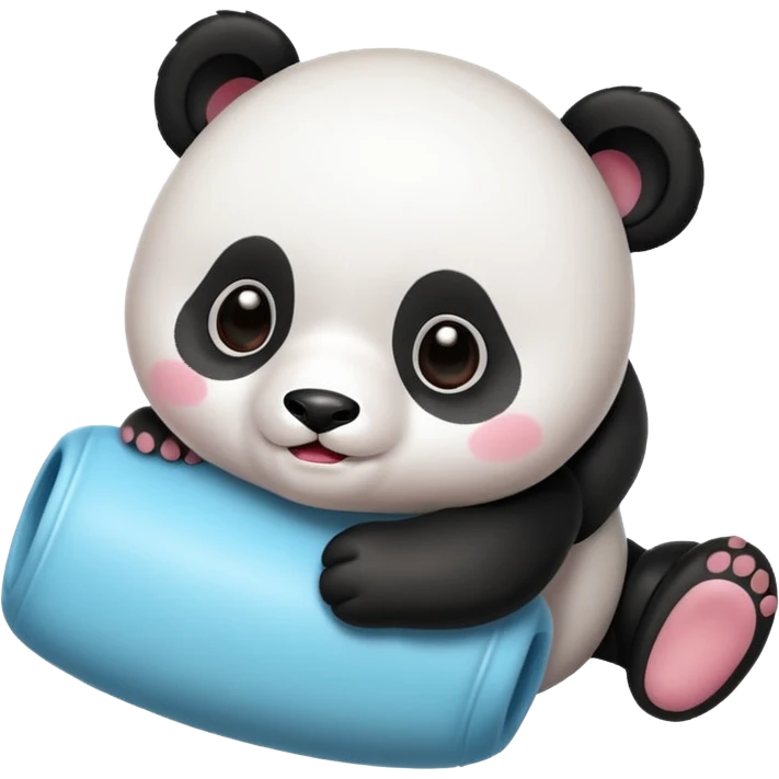 baby panda rolling  emoji