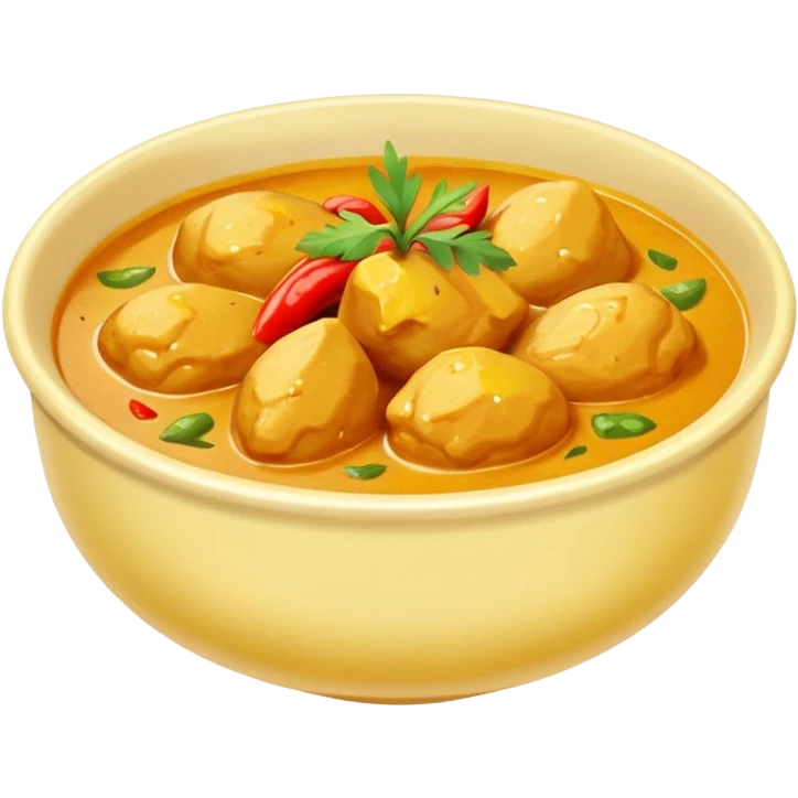 Chicken curry emoji