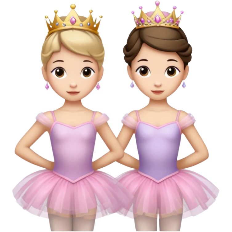 ballet bun princesses emoji