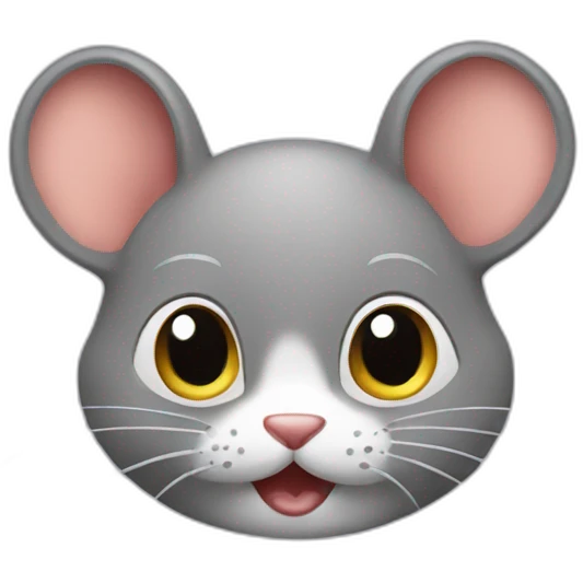 chat souris emoji