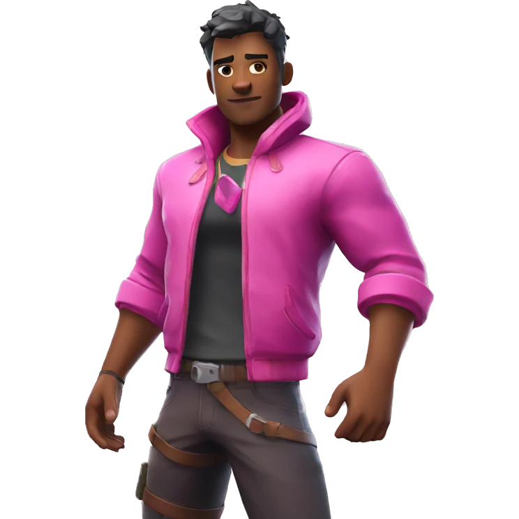 Fortnite pink skin emoji