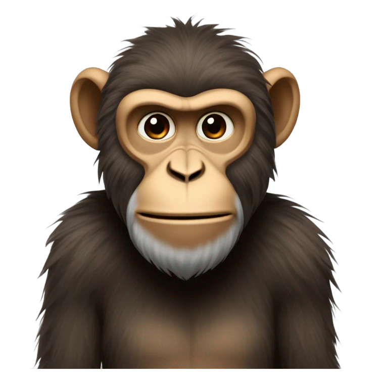 hairy monkey emoji