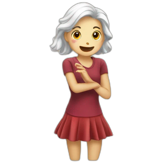 Applaudissement avec écrit GG emoji