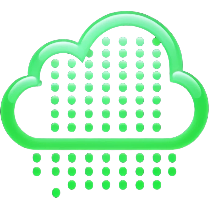 green binary emoji