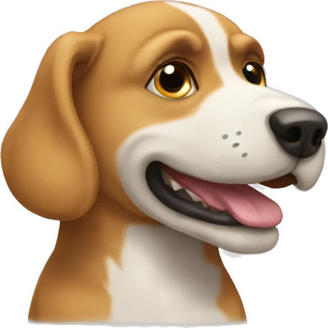 Dog on dog on dog on dog emoji
