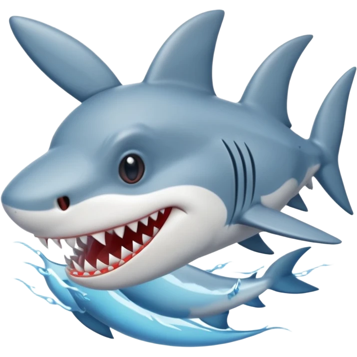 Shark rabbit hybrid emoji
