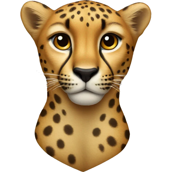 Cheetah heart emoji