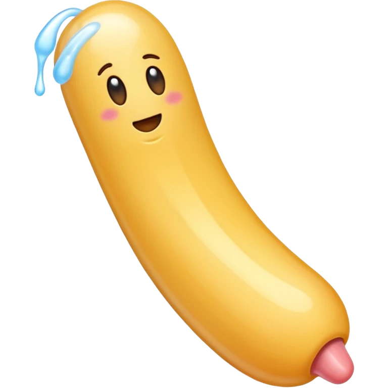 Penis with cum emoji