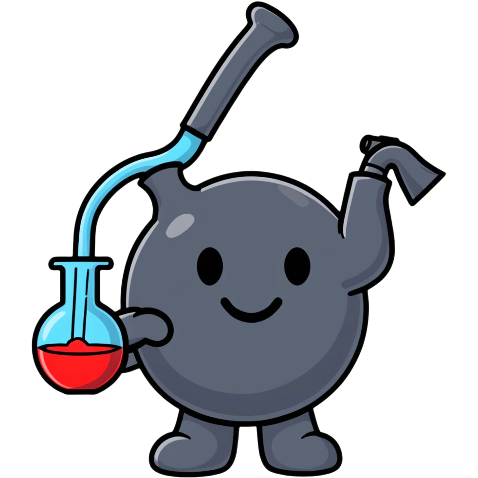 Kool-Aid man smoking a bong emoji