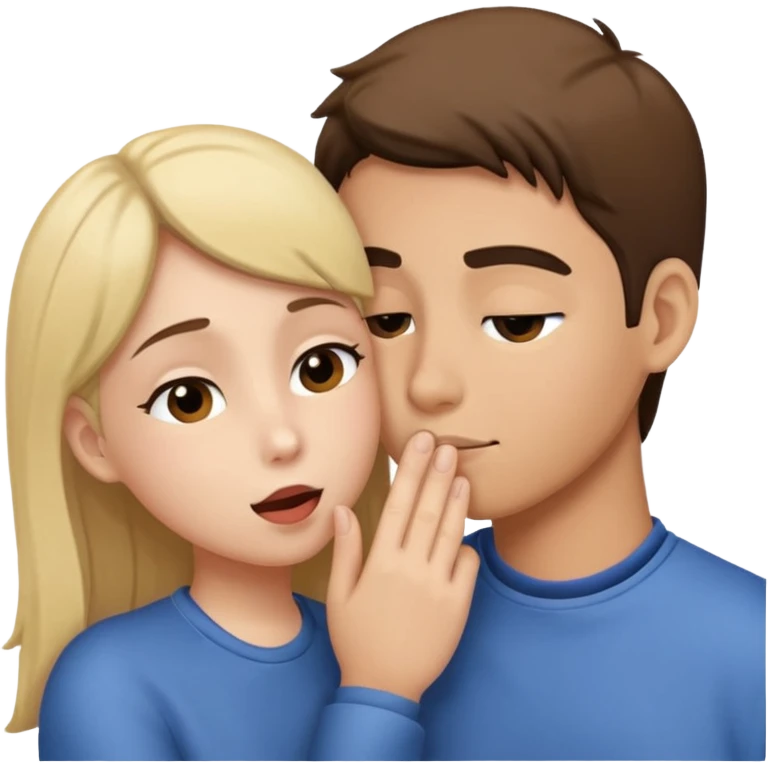 Whisper to ear emoji