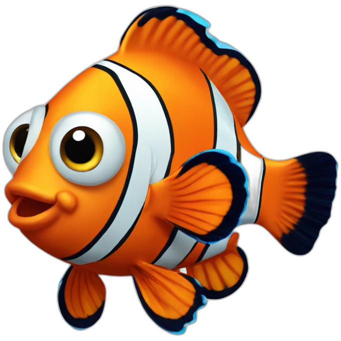 Cute little Clownfish   emoji
