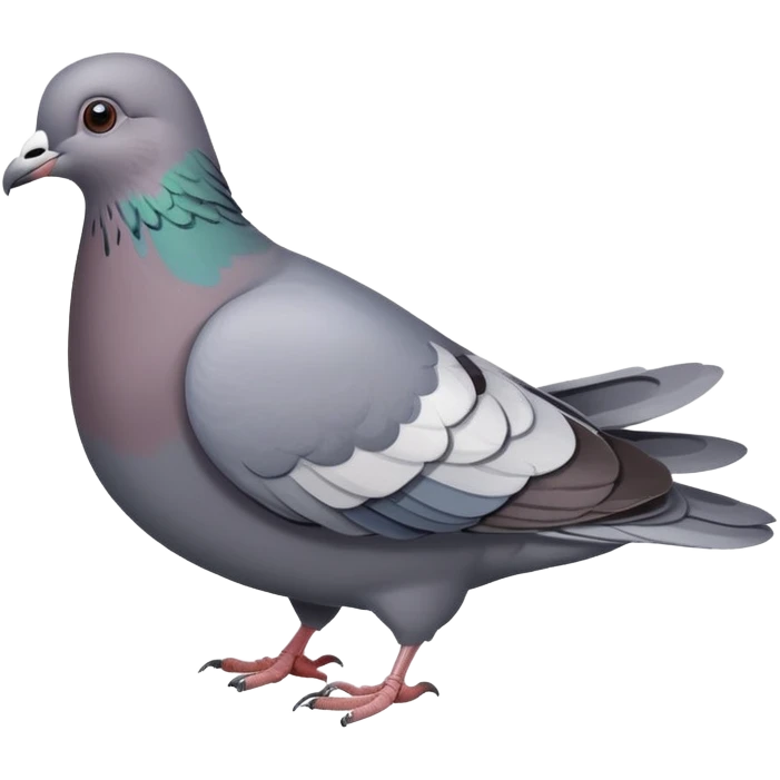 a pigeon bird, gray dove emoji