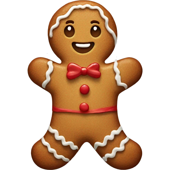 Gingerbread man  emoji