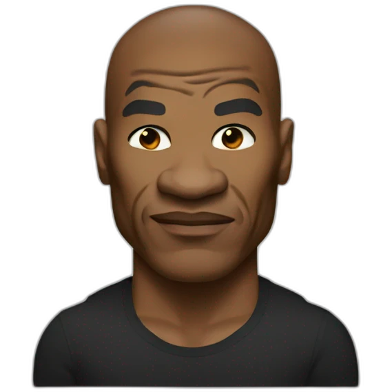 Mike Tyson gaunt emoji