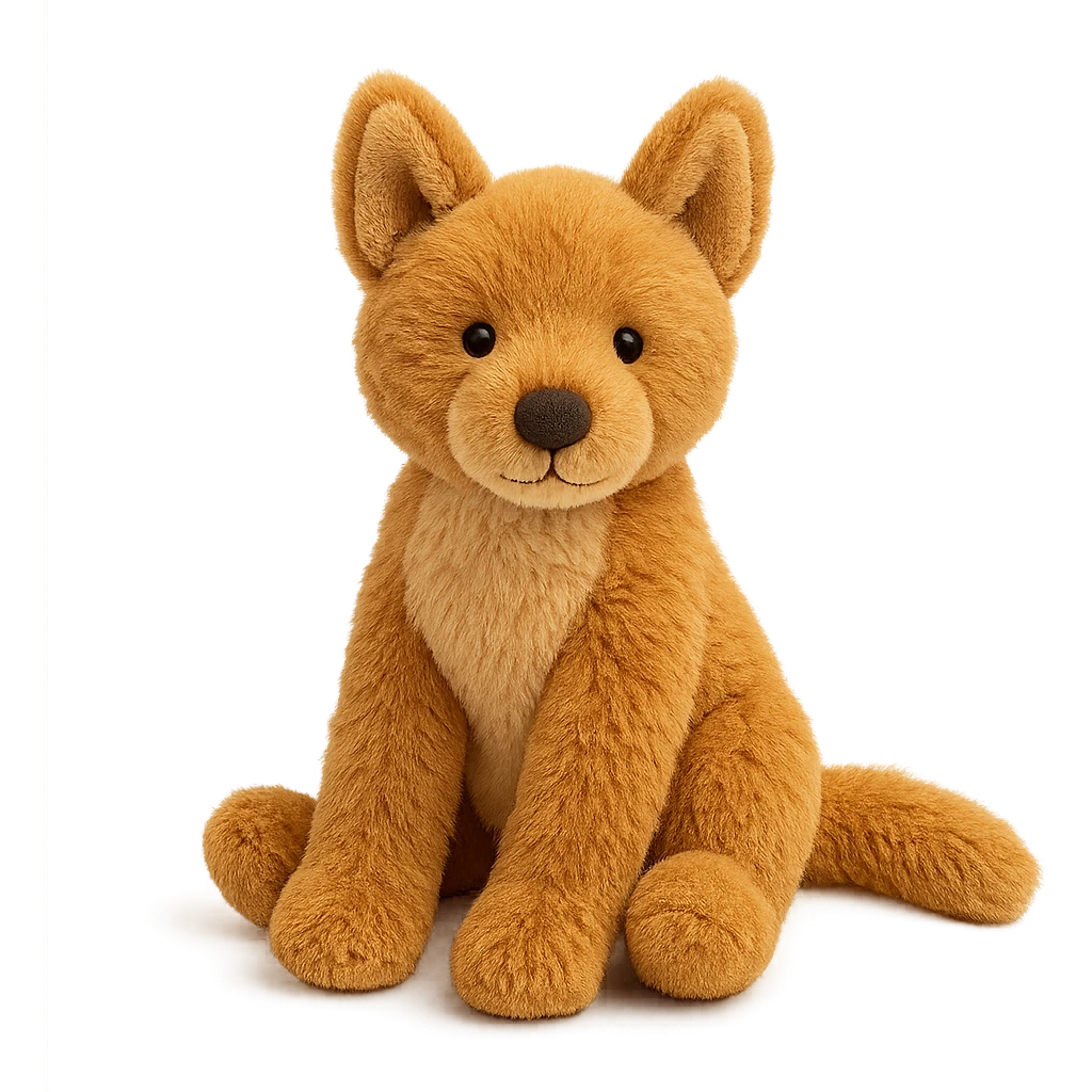 jellycat stuffed plush australian dingo emoji