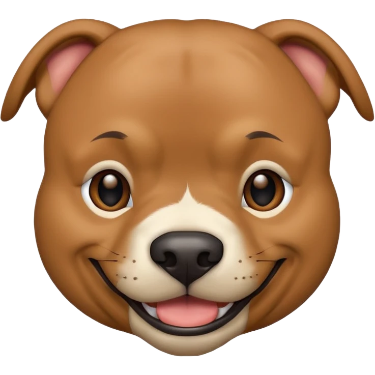 pitbull with a human face pfp emoji