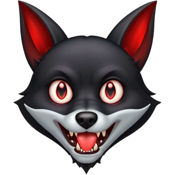 vampire dog emoji