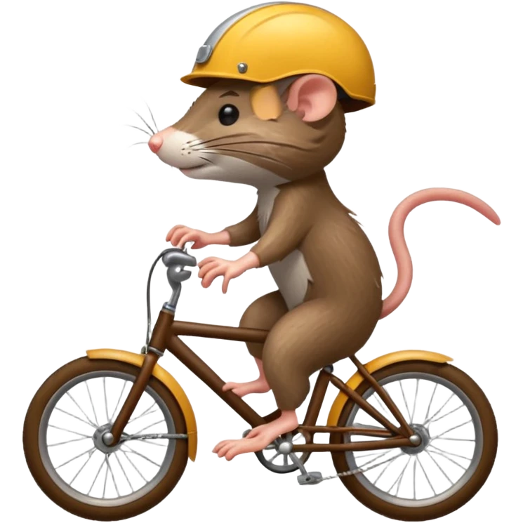 rat on bike emoji