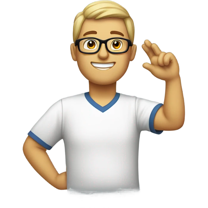 Nerd salute  emoji