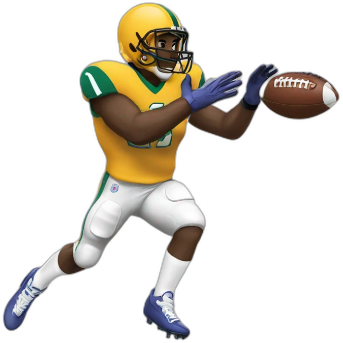 football player shooting the ball emoji