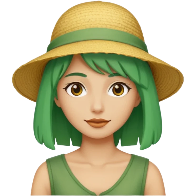 venice tourist green hair emoji