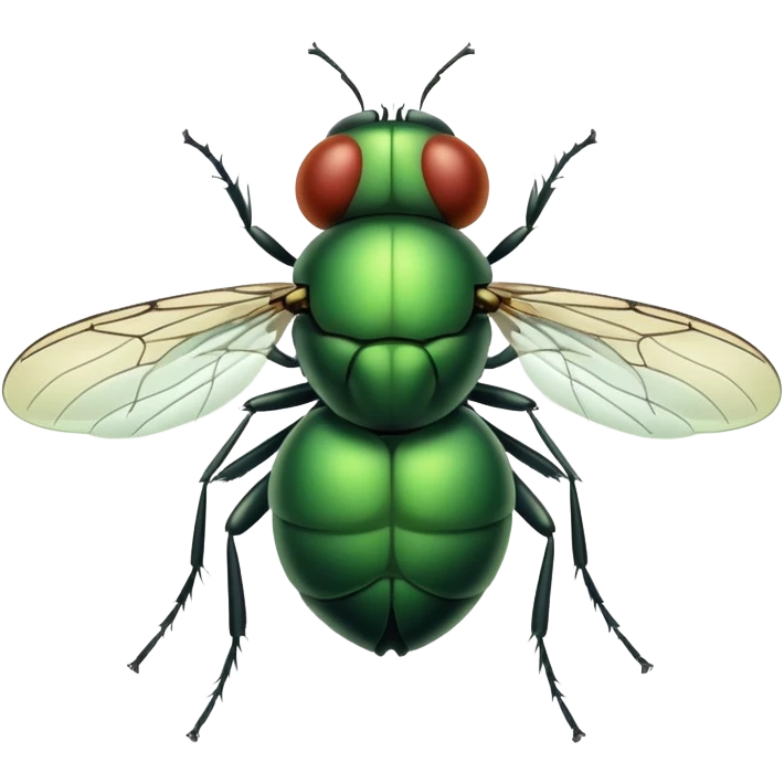 Farting fly emoji