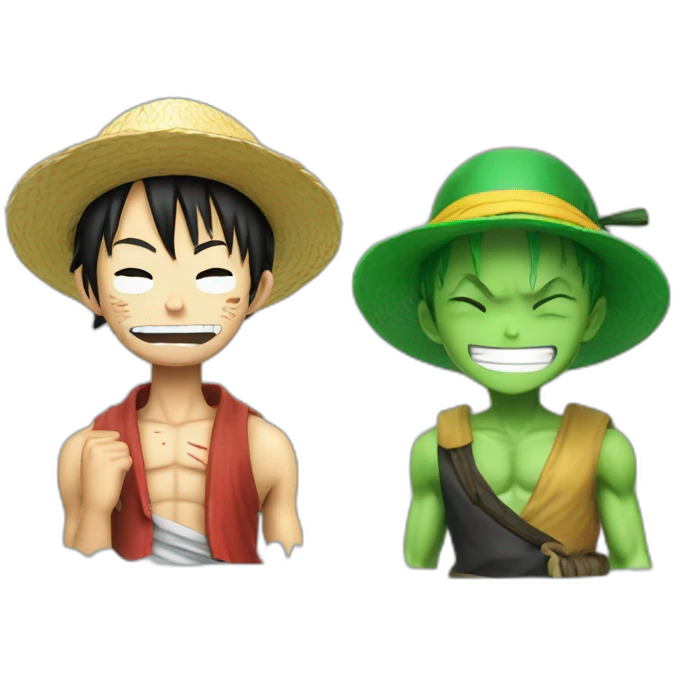 Luffy et zoro emoji