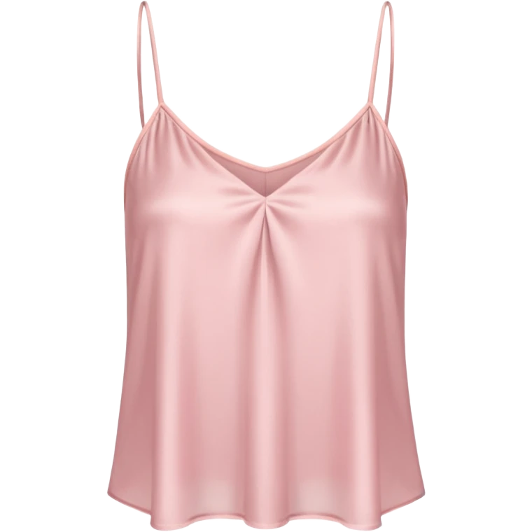 tight light pink cami, minimal, clean, fashion emoji