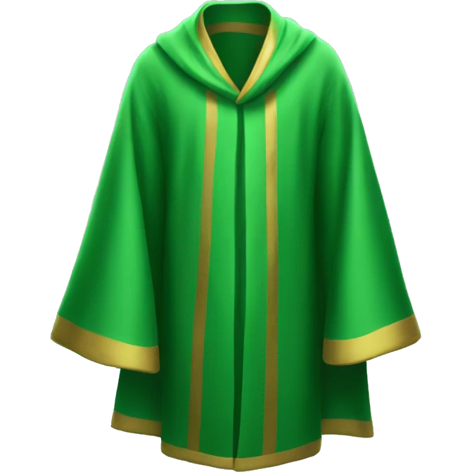 empty green magic robes emoji