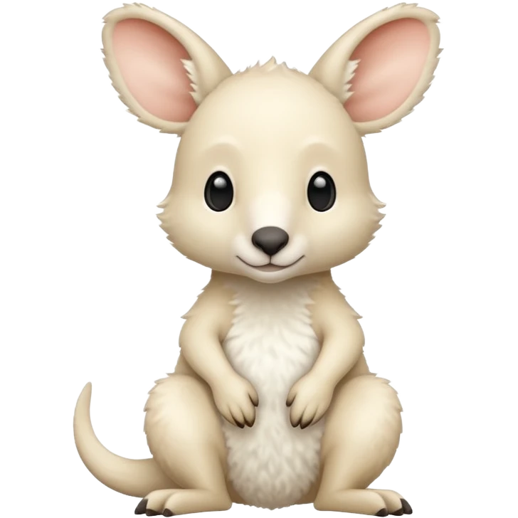 white kangaroo emoji