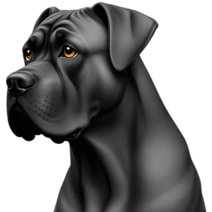 Cane Corso in profile emoji