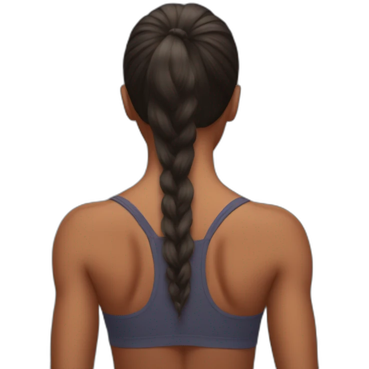 Woman Back muscles emoji