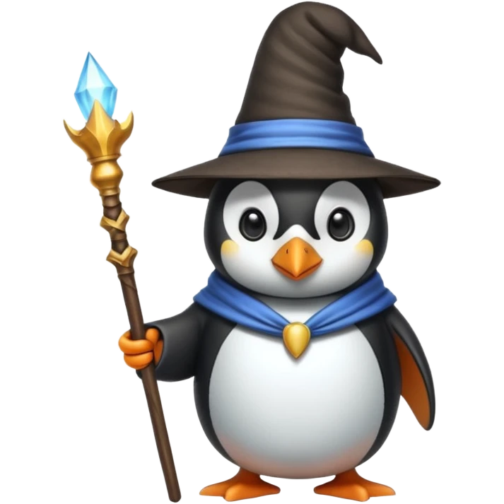 penguin wizard emoji