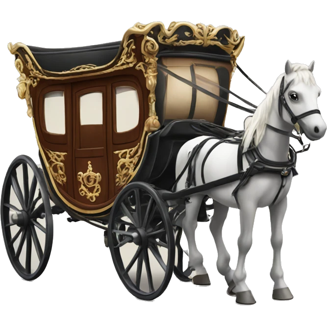 Horse carriage emoji