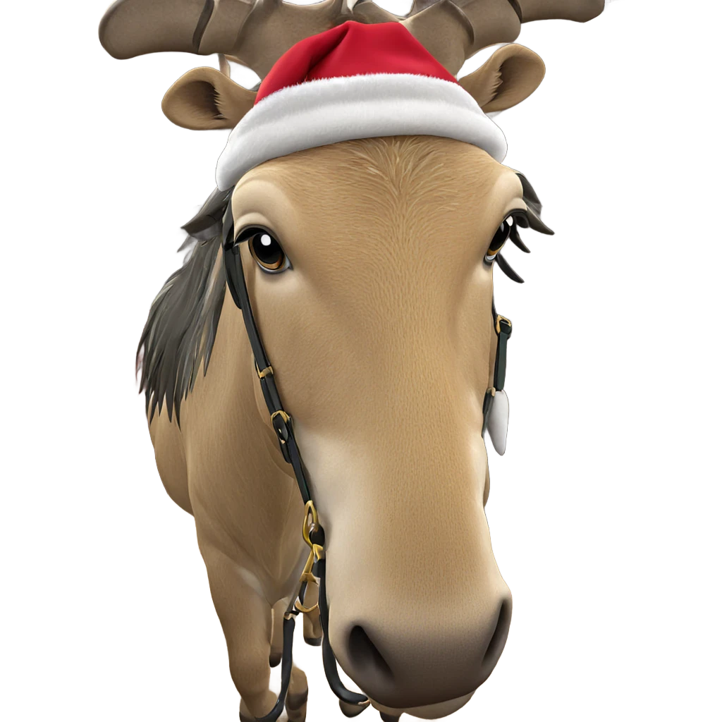 christmas spirit in animal fashion emoji