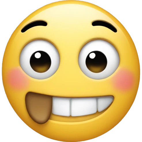 smile that blinking and smiling emoji