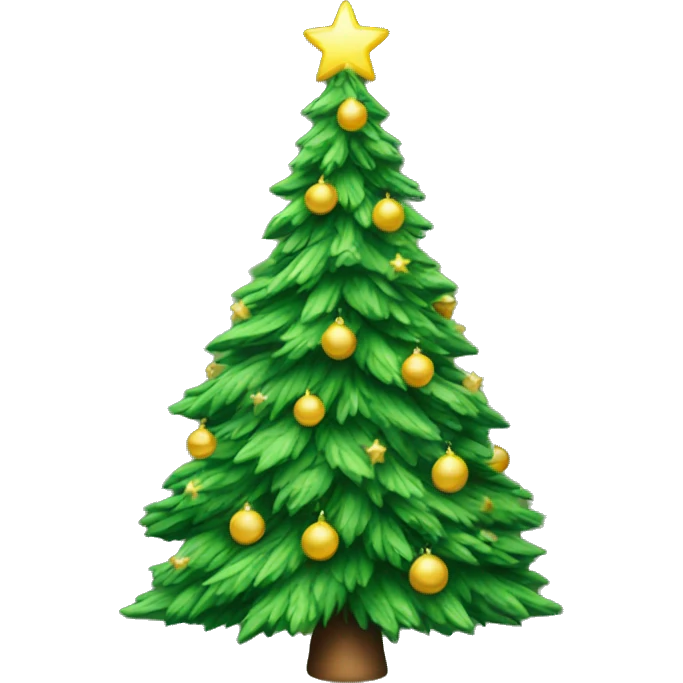 Xmas tree emoji