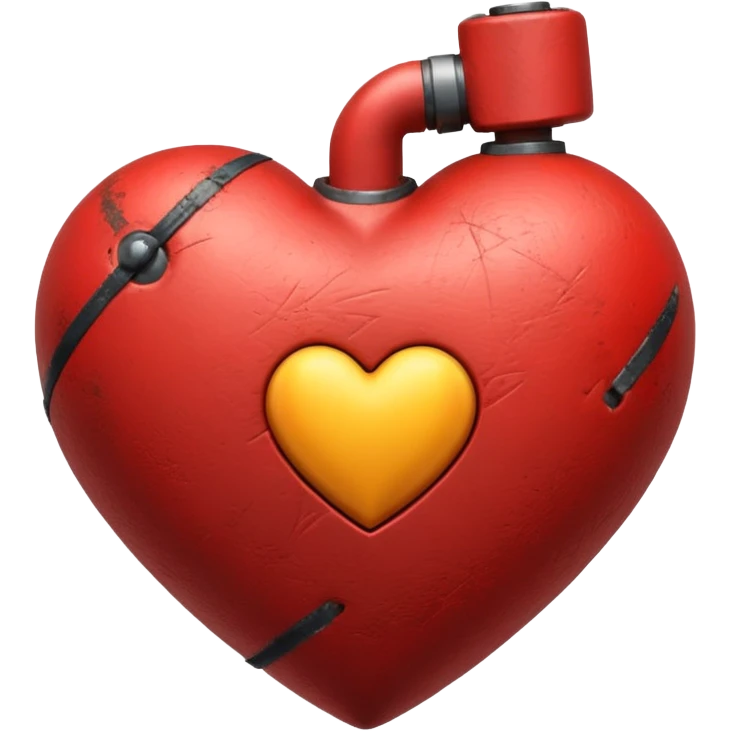 Corazon con bomba emoji