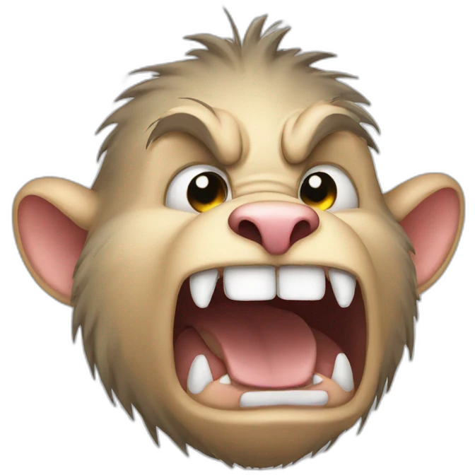 angry rat on man emoji