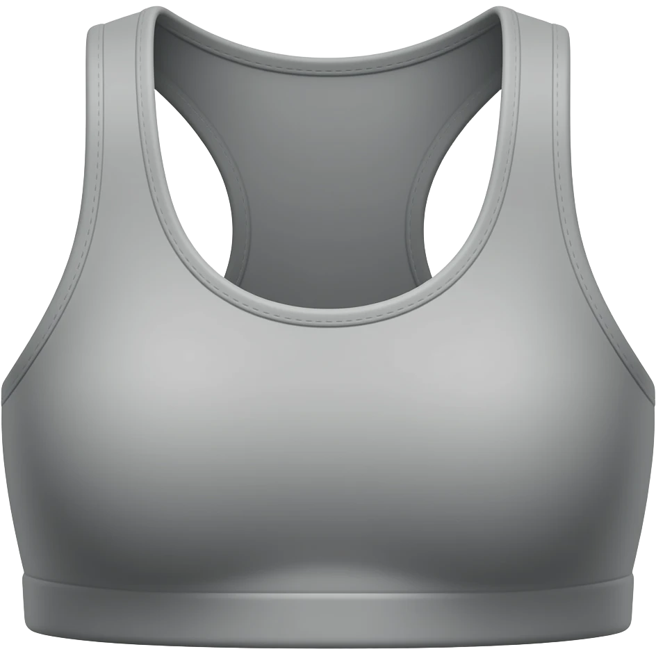 gym tank top gray emoji