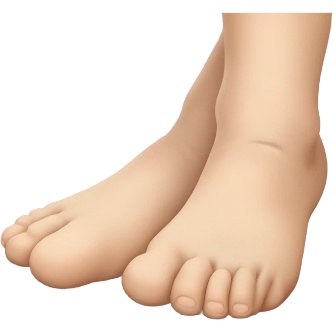 Bloated feet emoji