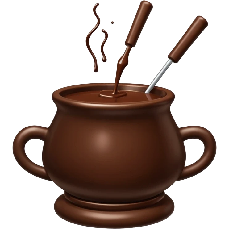 Chocolate fondue emoji