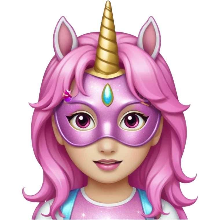 unicorn face scout girl emoji