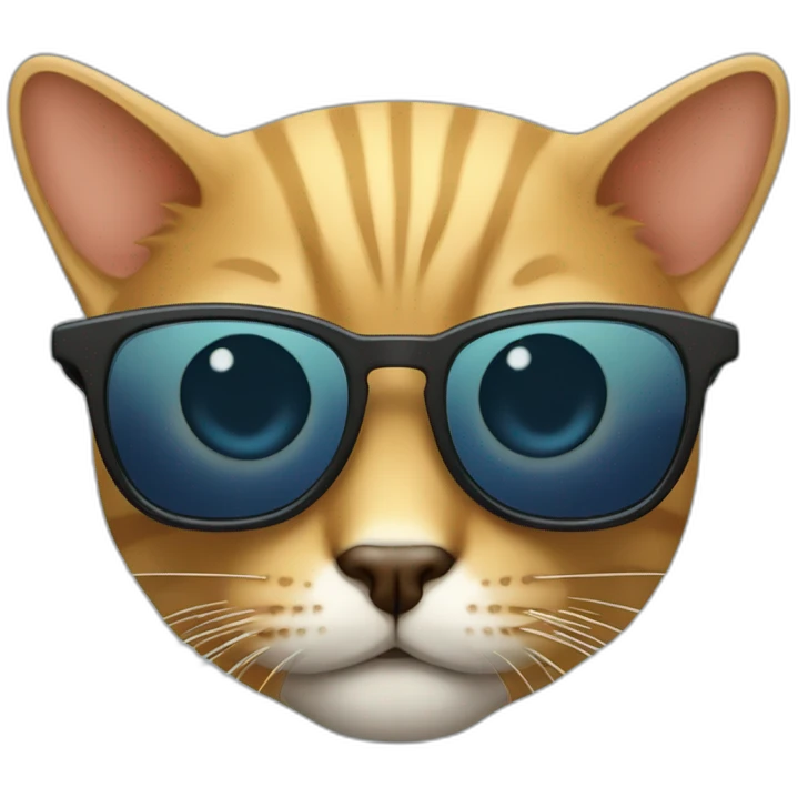 Gato con gafas de sol emoji