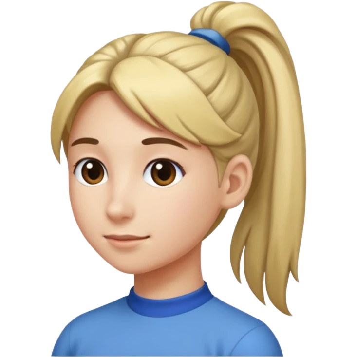 Ponytail  emoji
