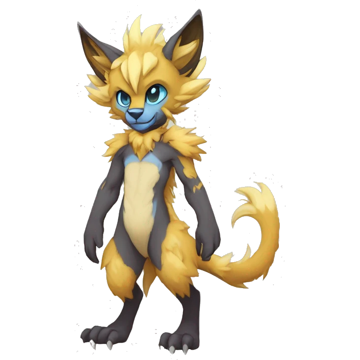 Anthro Vernid-WickerBeast-Protogen-Primagen-Fakémon-FurSona Full Body emoji
