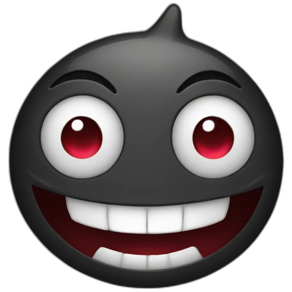 happy evil emoji